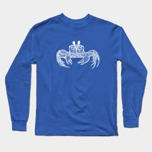 Ghost Crab drawing - detailed design for animal lovers Long Sleeve T-Shirt